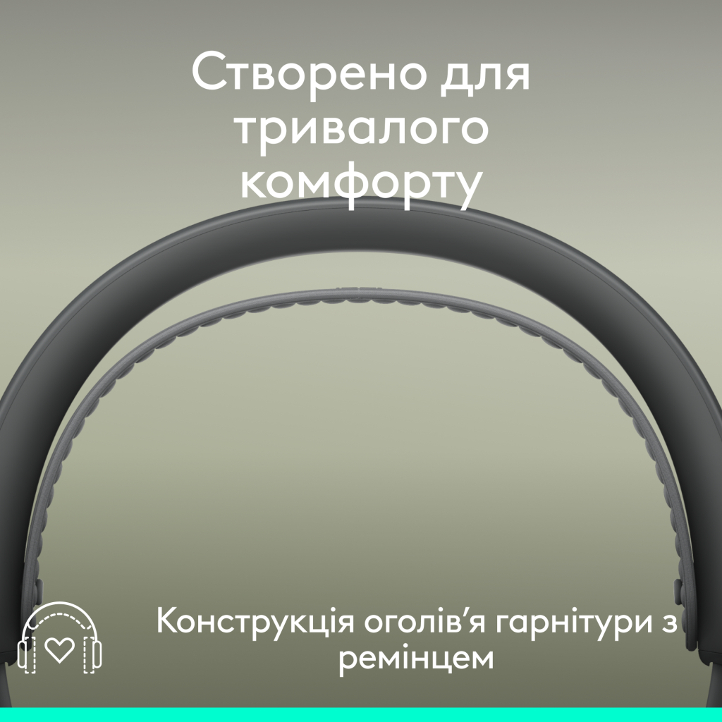 Навушники Logitech Zone Wireless 2 ES Busines Graphite (981-001498) - зображення 9