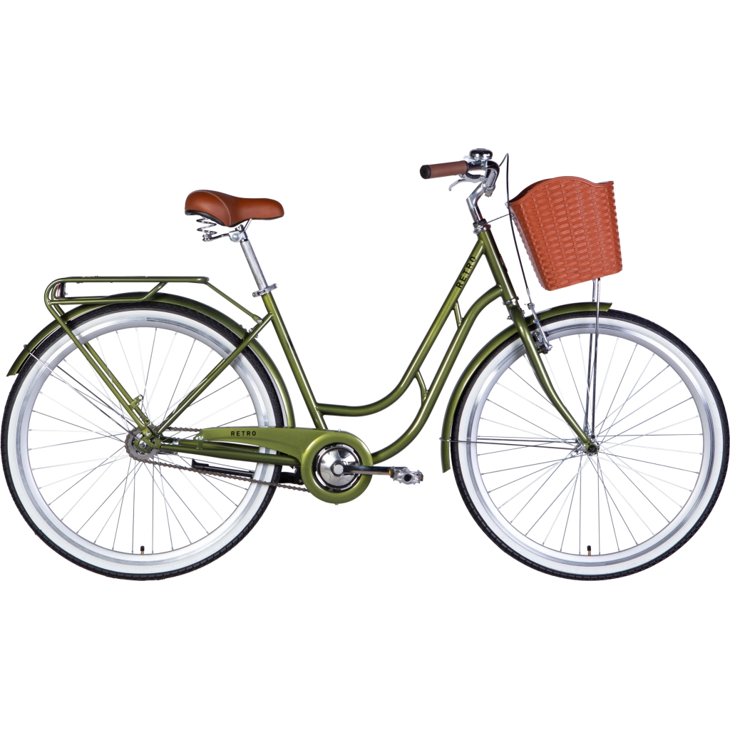 Велосипед Dorozhnik 28" Retro Velosteel рама-19" темно-зелений 2025 (OPS-D-28-433) - зображення 1