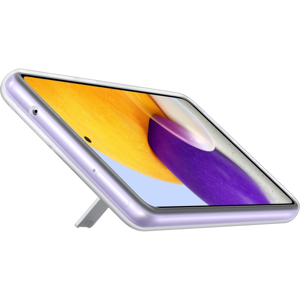 Чохол до мобільного телефона Samsung Galaxy A72/A725 Clear Standing Cover Transparent (EF-JA725CTEGRU) - зображення 5