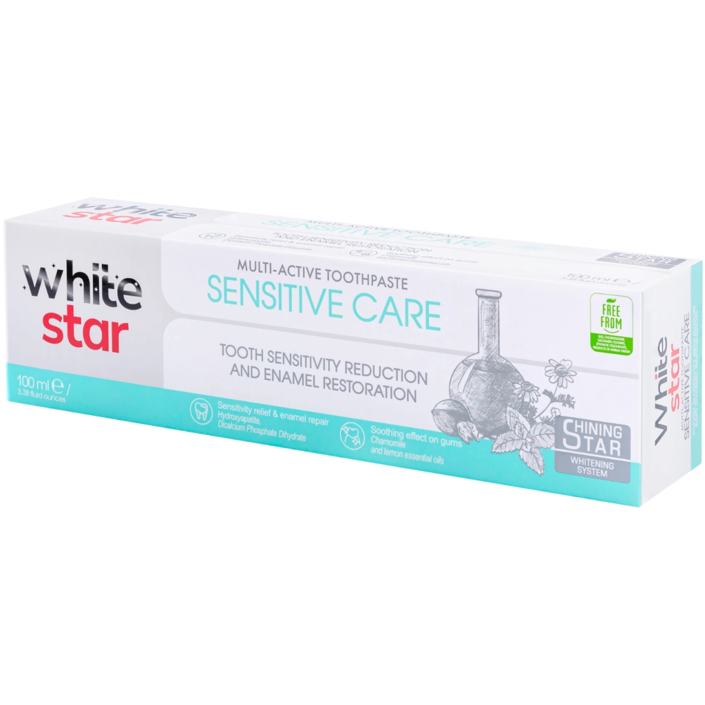 Зубна паста White Star Sensitive Care 100 мл (3800237400287) - зображення 1