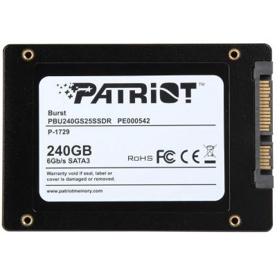 Накопичувач SSD 2.5" 240GB Patriot (PBU240GS25SSDR) - зображення 5