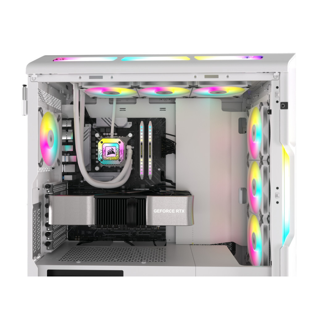 Кулер до корпусу Corsair iCUE AF120 RGB Slim White (CO-9050164-WW) - зображення 9