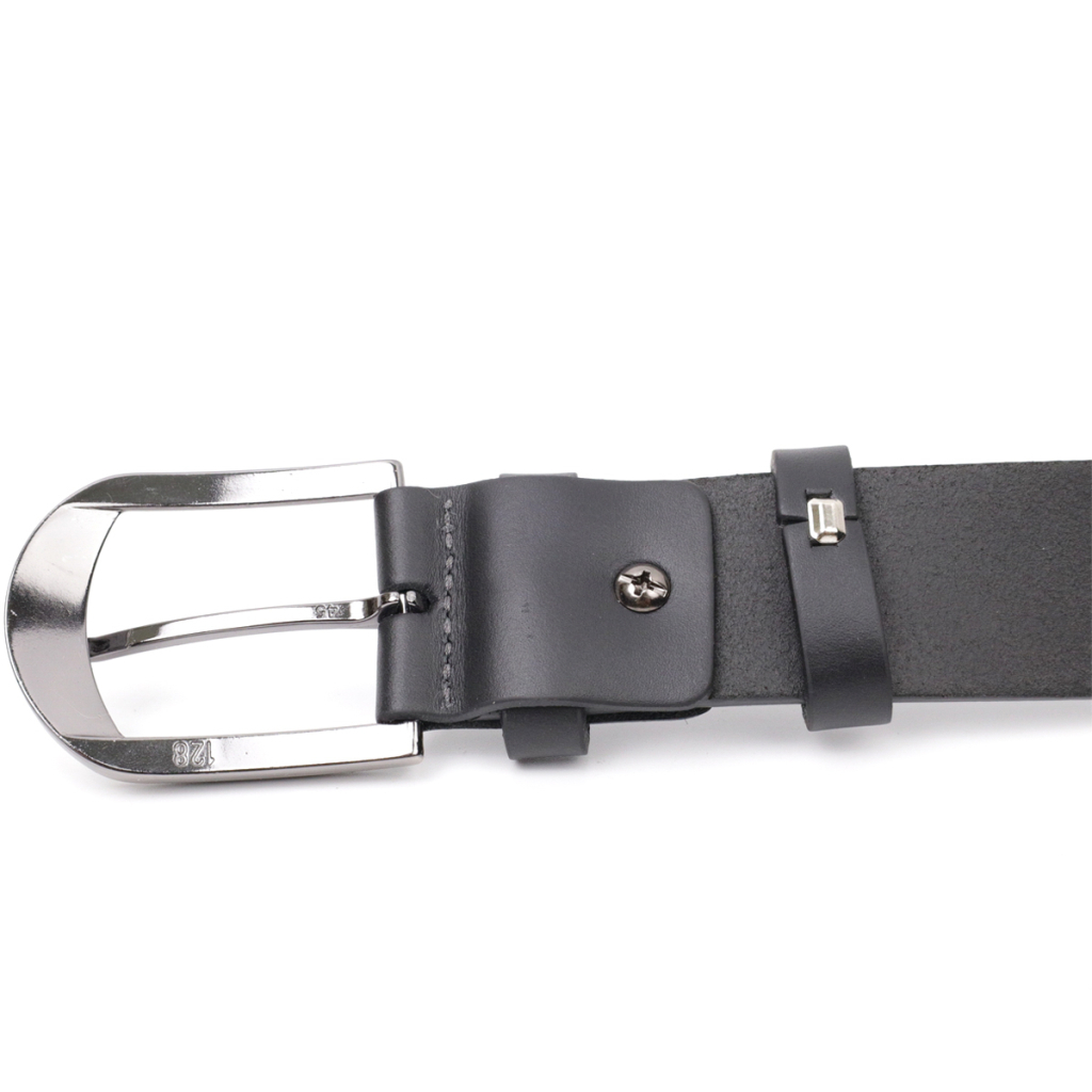 Ремінь Grande Pelle Брючний з натуральної шкіри Чорний (11680) - зображення 2