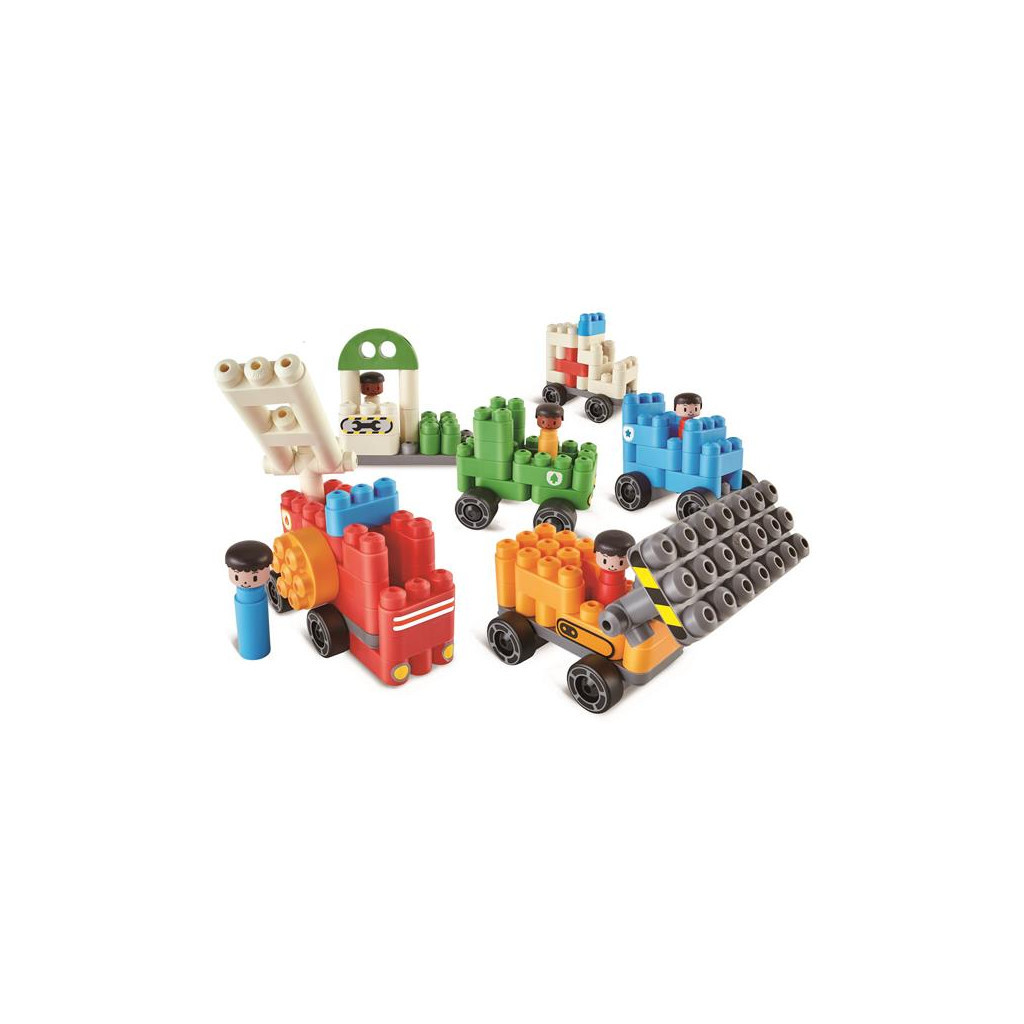 Конструктор PolyM Міська техніка 130 деталей (760024) - зображення 1