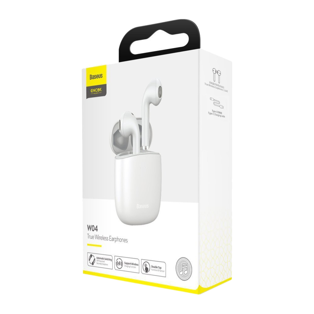 Навушники Baseus Encok TWS W04 White (NGW04-02) - зображення 5