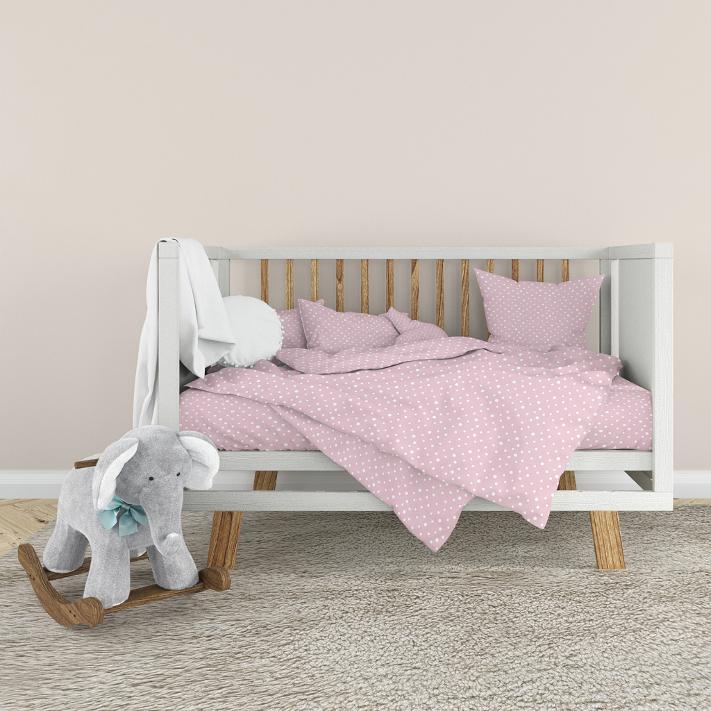 Дитячий постільний набір Home Line Горох рожевий (рожево-ліловий) (181498) - зображення 1