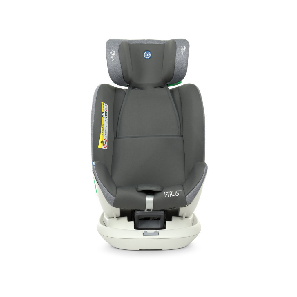 Автокрісло El Camino ME 1081 I-Trust 360 IsoFix 0-36 кг light grey - зображення 5