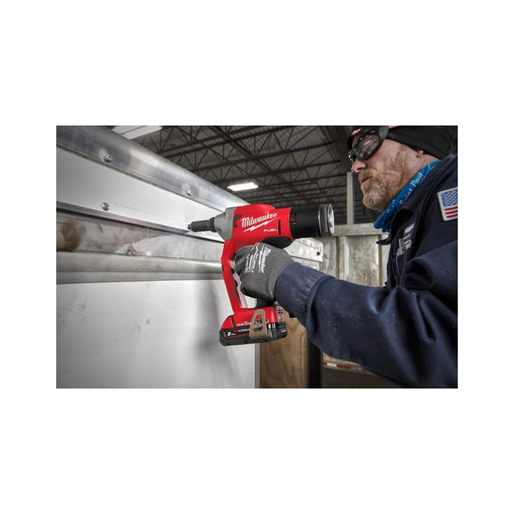 Заклепувальник Milwaukee M18 ONEFPRT-0X, 4,8-7,0мм, HD кейс (без АКБ та ЗП) (4933478601) - изображение 7