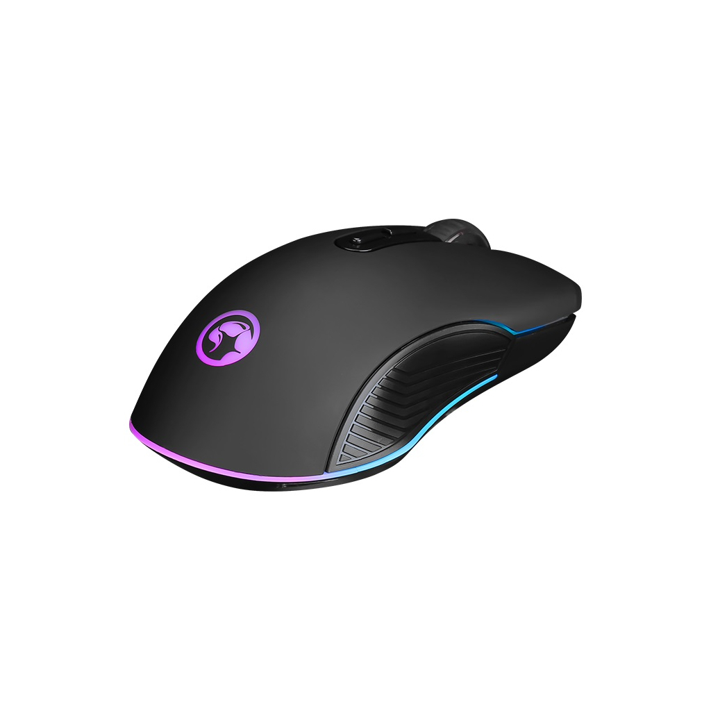 Мишка Marvo M421 Multi-LED USB Black (M421) - зображення 5