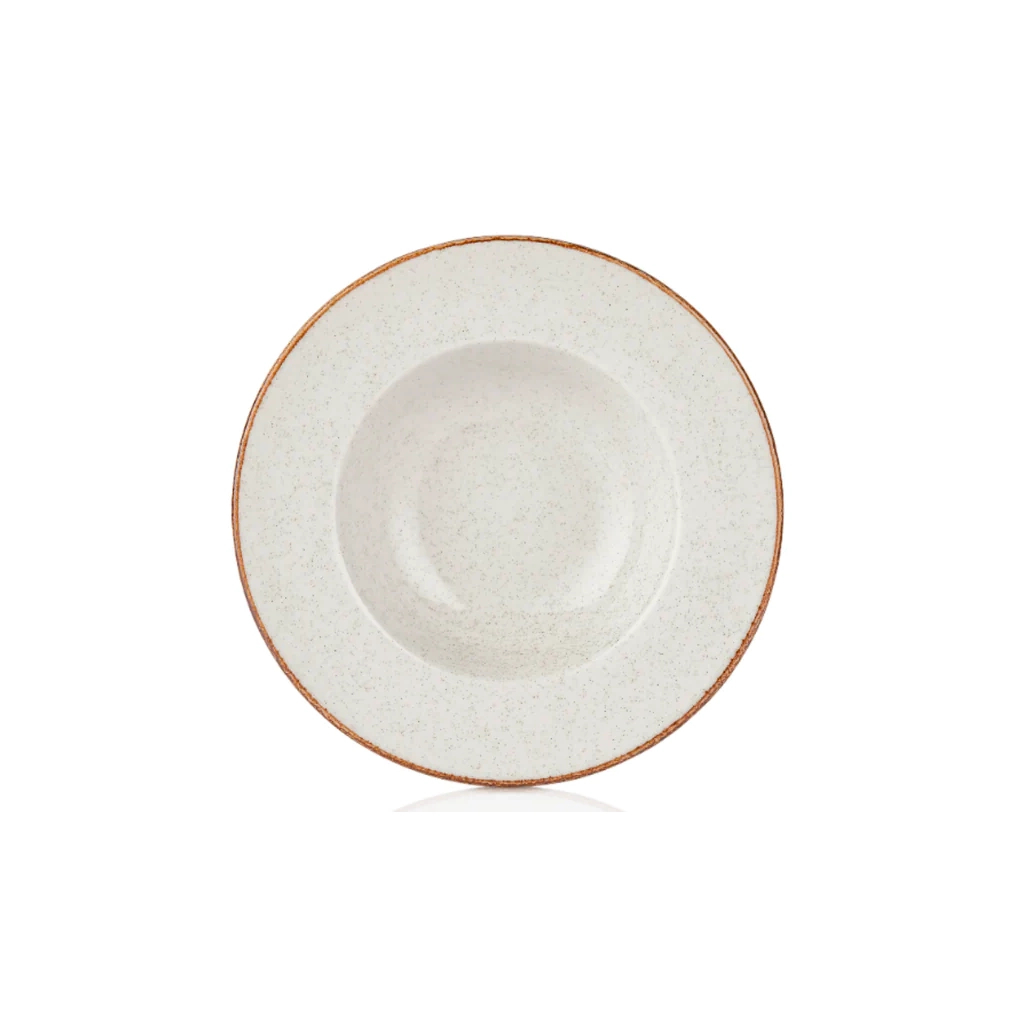 Тарілка By Bone Effect Dust для пасти з прямим бортом 25 см (EF-DS-GT-25-CK) - зображення 1