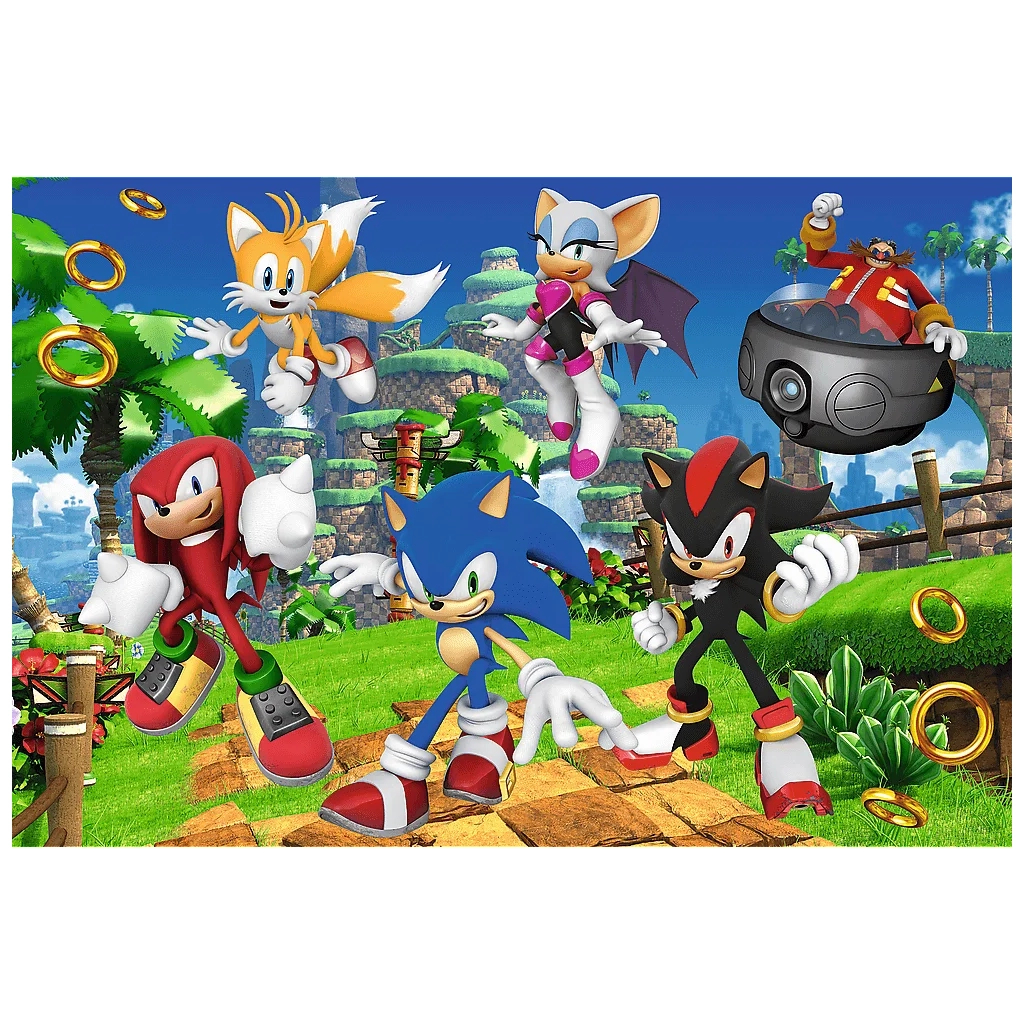 Пазл Trefl Sonic Соник і друзі 160 елементів (5900511154214) - picture 2
