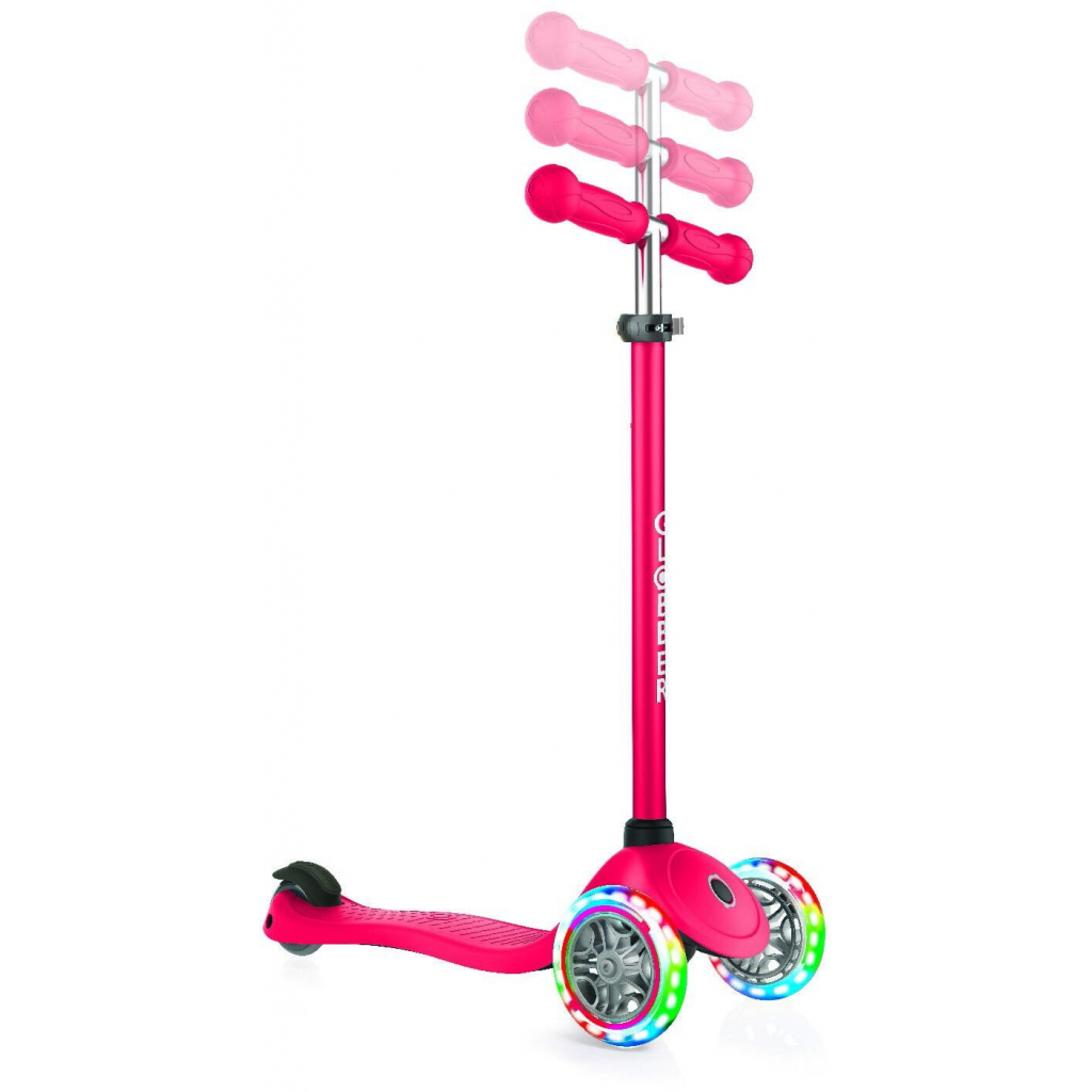 Самокат Globber Primo Lights червоний (674759) - зображення 4