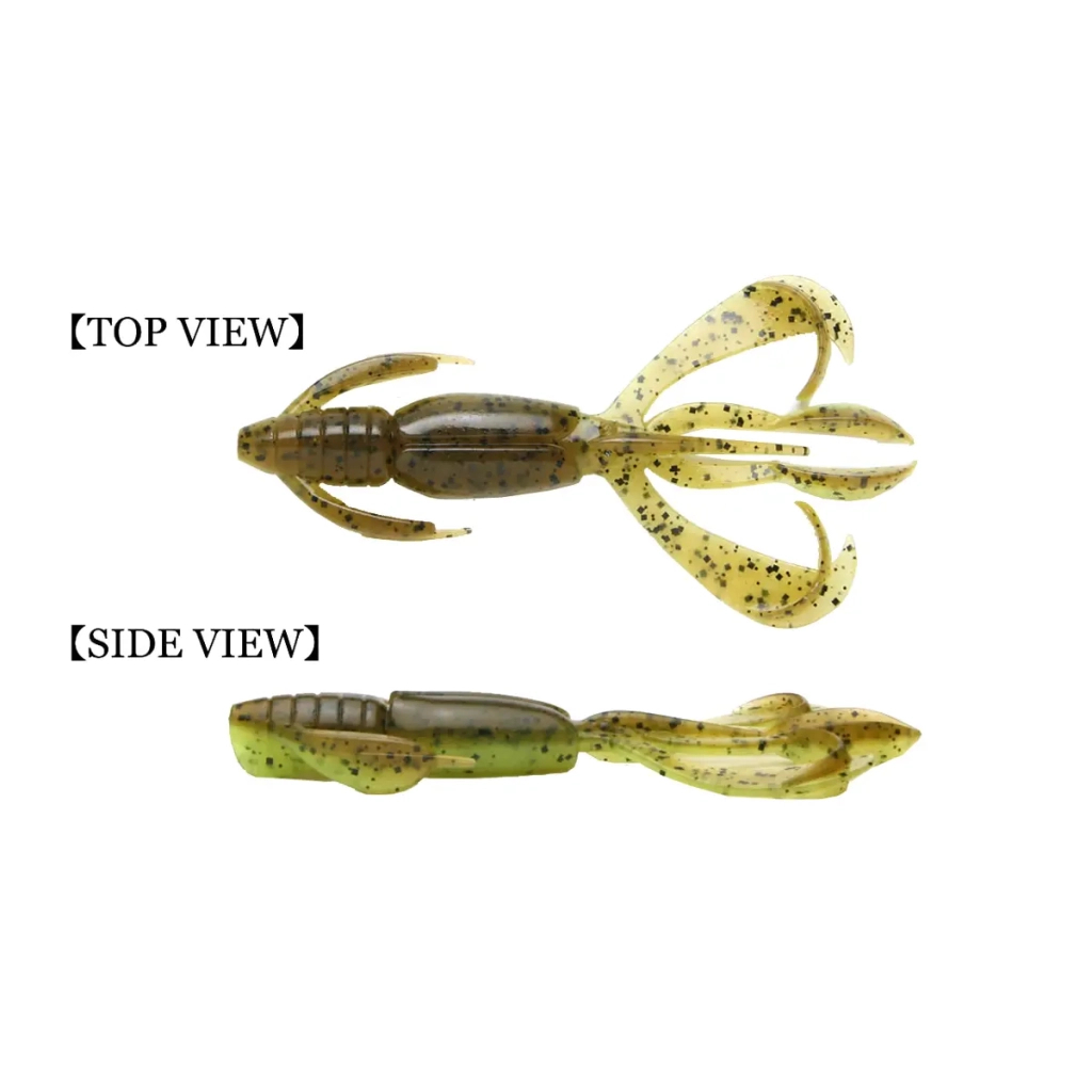 Силікон рибальський Keitech Crazy Flapper 2" (8 шт/уп) EA15 grape chart red flk (1551.14.60) - зображення 4