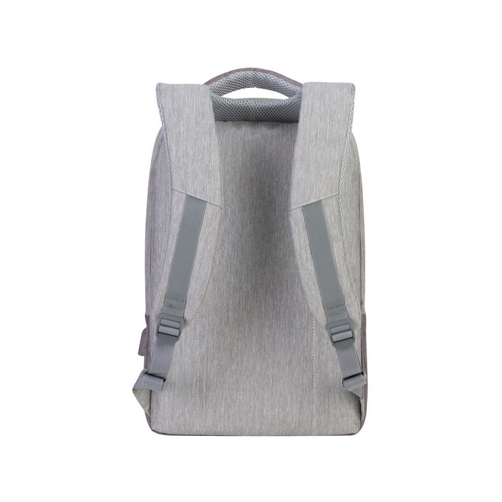 Рюкзак для ноутбука RivaCase 15.6" 7562 Grey/Mocha anti-theft - зображення 5