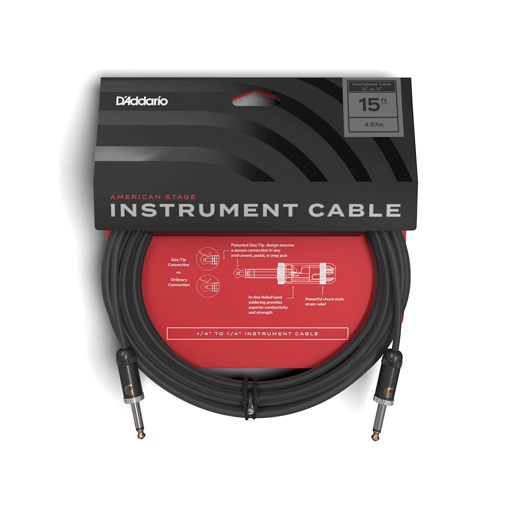 Інструментальний кабель D'Addario American Stage 4.5m (PW-AMSG-15) - picture 1