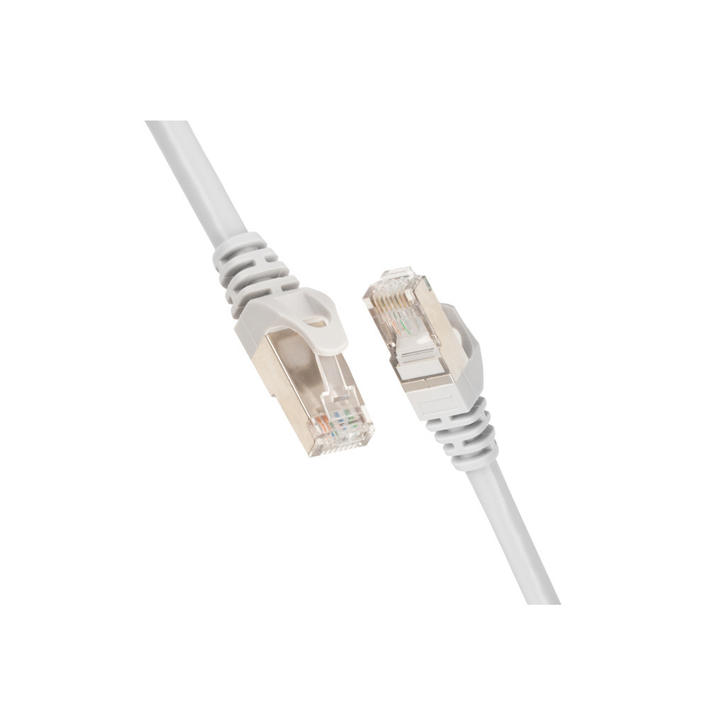 Патч-корд 2E 1.50м S/FTP Cat 6 CU PVC 26AWG 7/0.16 grey (2E-PC6SFTPCOP-150GRY) - зображення 1