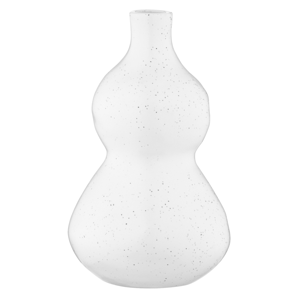 Ваза Ardesto Umbria, 9х14.8см, порцеляна, білий (AR3808W) - зображення 1