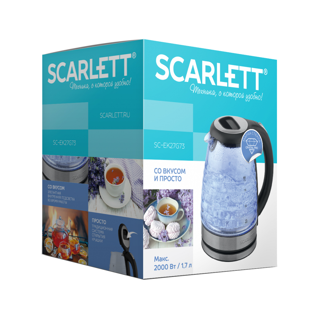 Електрочайник Scarlett SC-EK27G73 - зображення 5