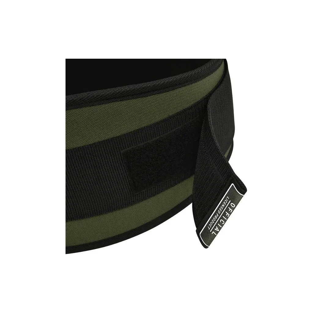 Атлетичний пояс RDX RX3 EVA Curve неопреновий Army Green M (WBE-RX3AG-M) - зображення 4