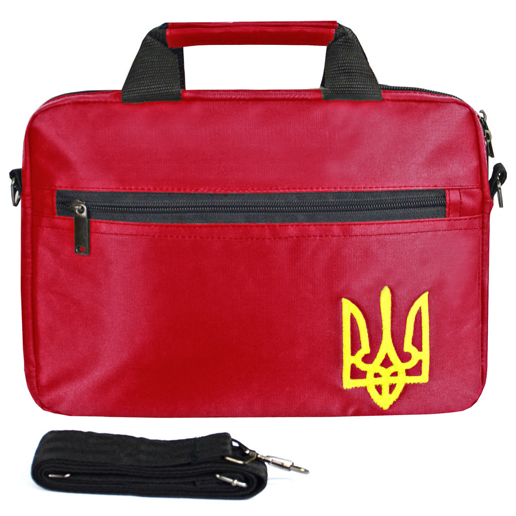 Сумка для ноутбука Porto 12'' PN12 TRIZUB Red (PN12RD_TRIZ) - зображення 1