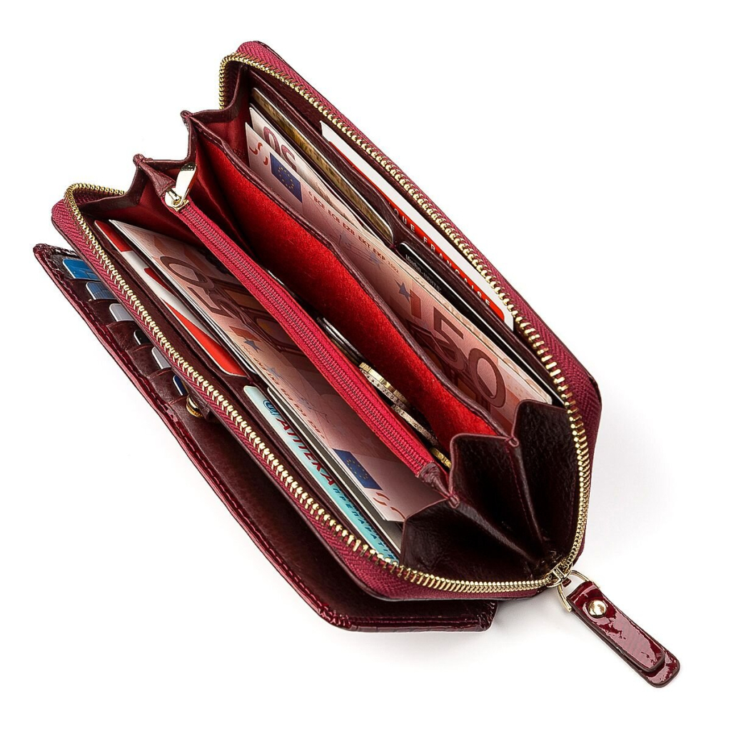 Гаманець ST Leather Бордовий (18434) - зображення 7