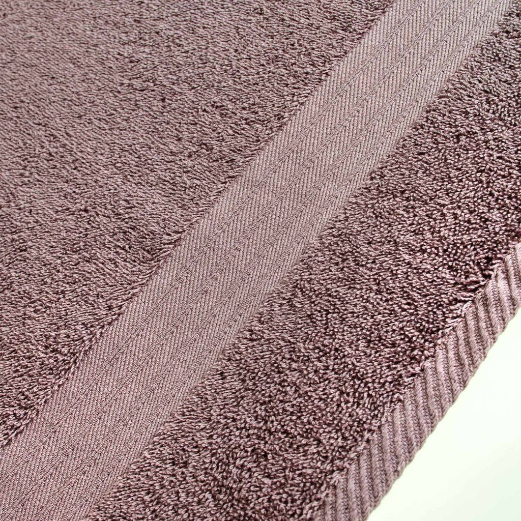 Рушник Home Line махровий бордюрний (темно-бузковий) 500 гр/м2, 50х90 см (181789) - зображення 2