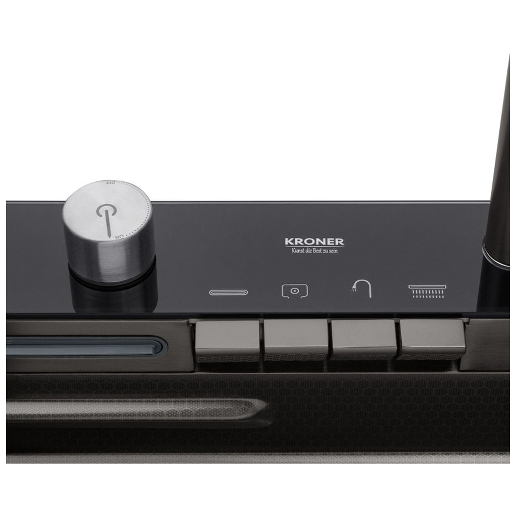 Мийка кухонна Kroner SchwarzeSET7546ARTHM (CV033375) - зображення 6