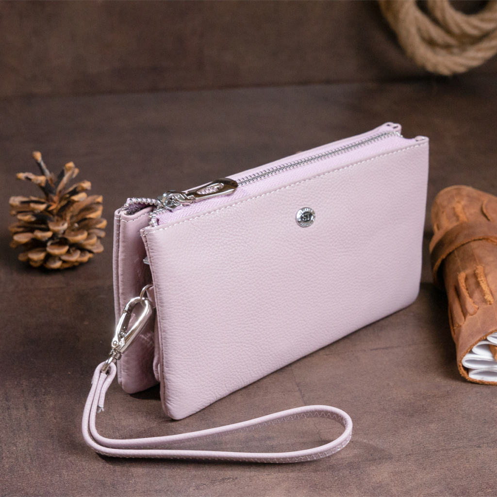 Гаманець ST Leather Ліловий (19247) - изображение 11