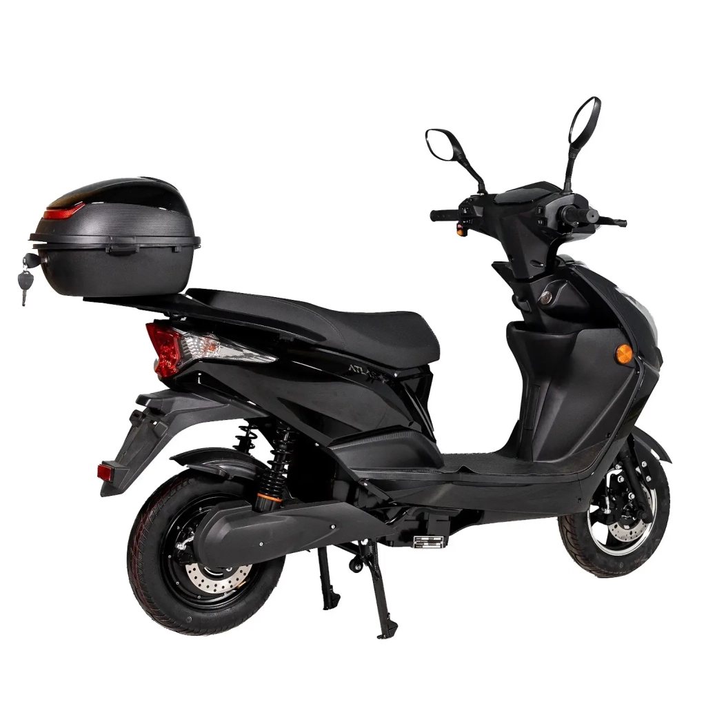 Електроскутер Atlas Pegas Box Black (3061) - зображення 4