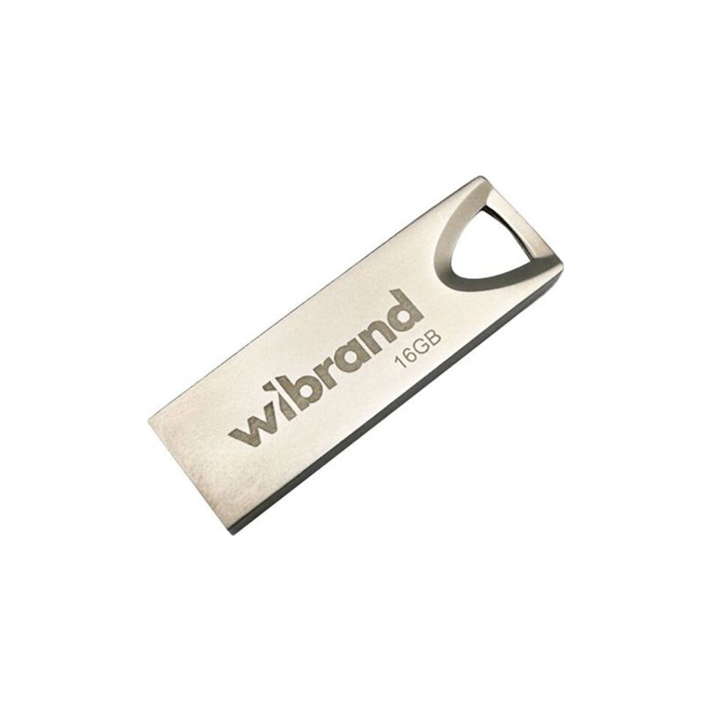 USB флеш накопичувач Wibrand 16GB Taipan Silver USB 2.0 (WI2.0/TA16U2S) - зображення 2