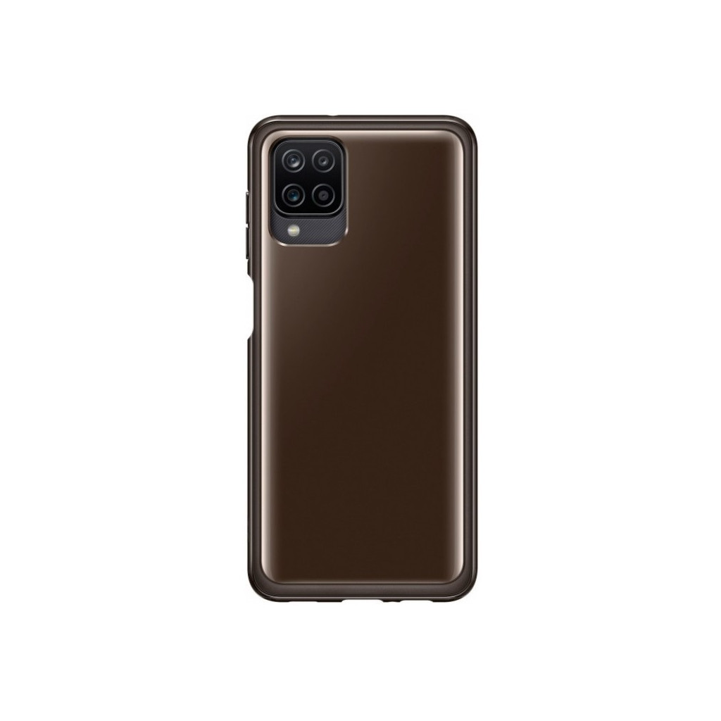 Чохол до мобільного телефона Samsung Soft Clear Cover Galaxy A12 (A125) Black (EF-QA125TBEGRU) - зображення 2