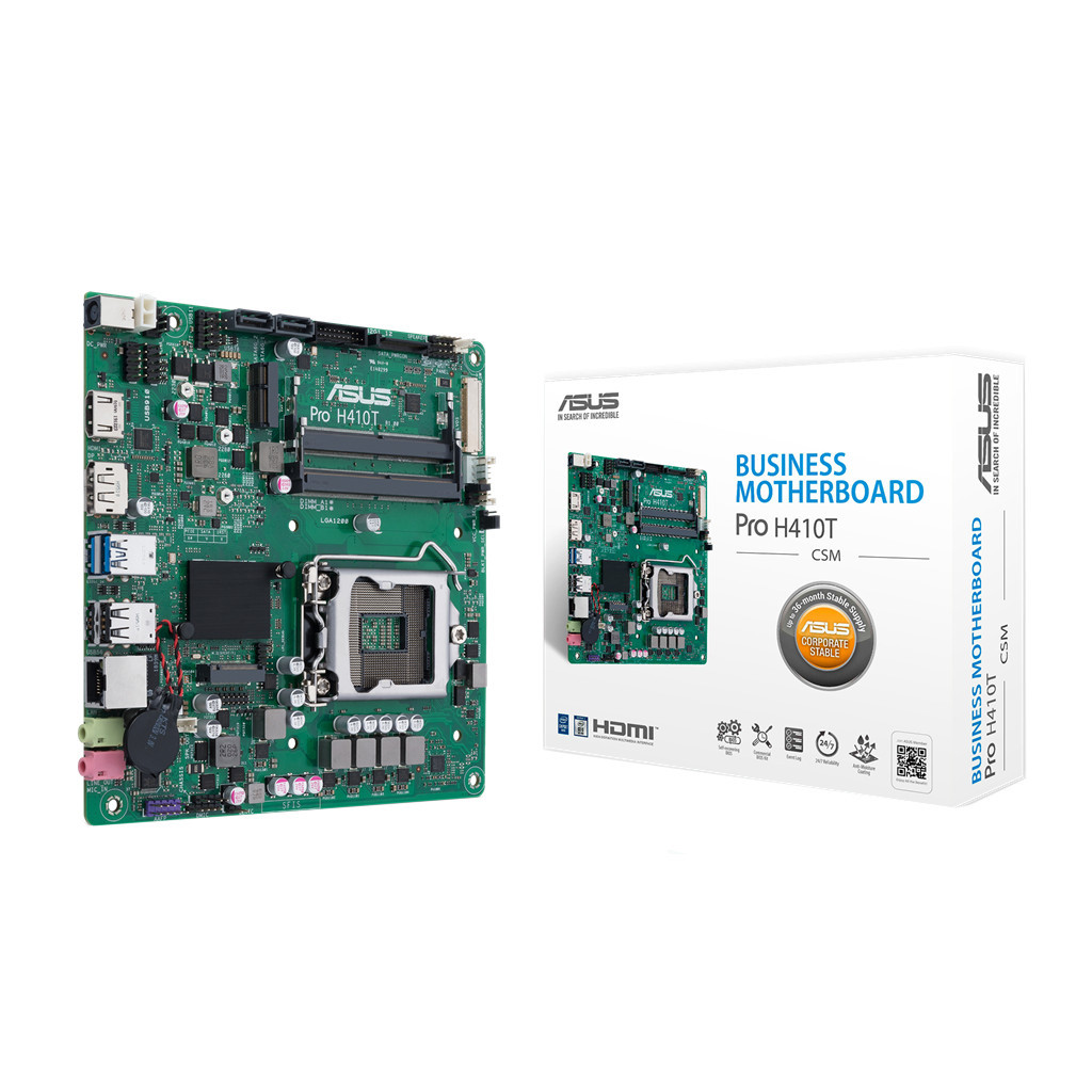 Материнська плата ASUS PRO H410T/CSM - зображення 2