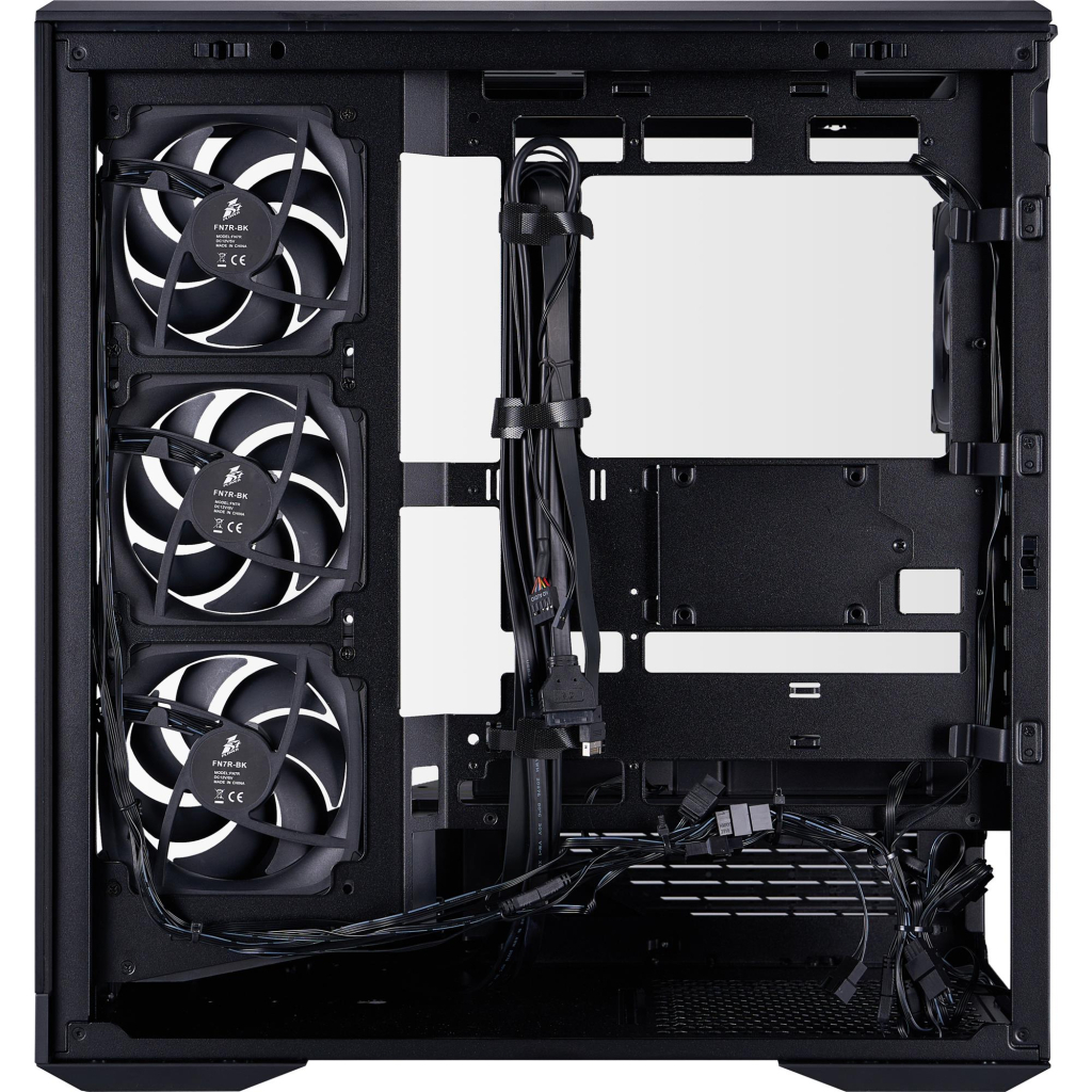Корпус для ПК 1stPlayer GM7-BK-3FN7R-1FN7 Black (GM7-BK-3FN7R-1FN7) - зображення 6