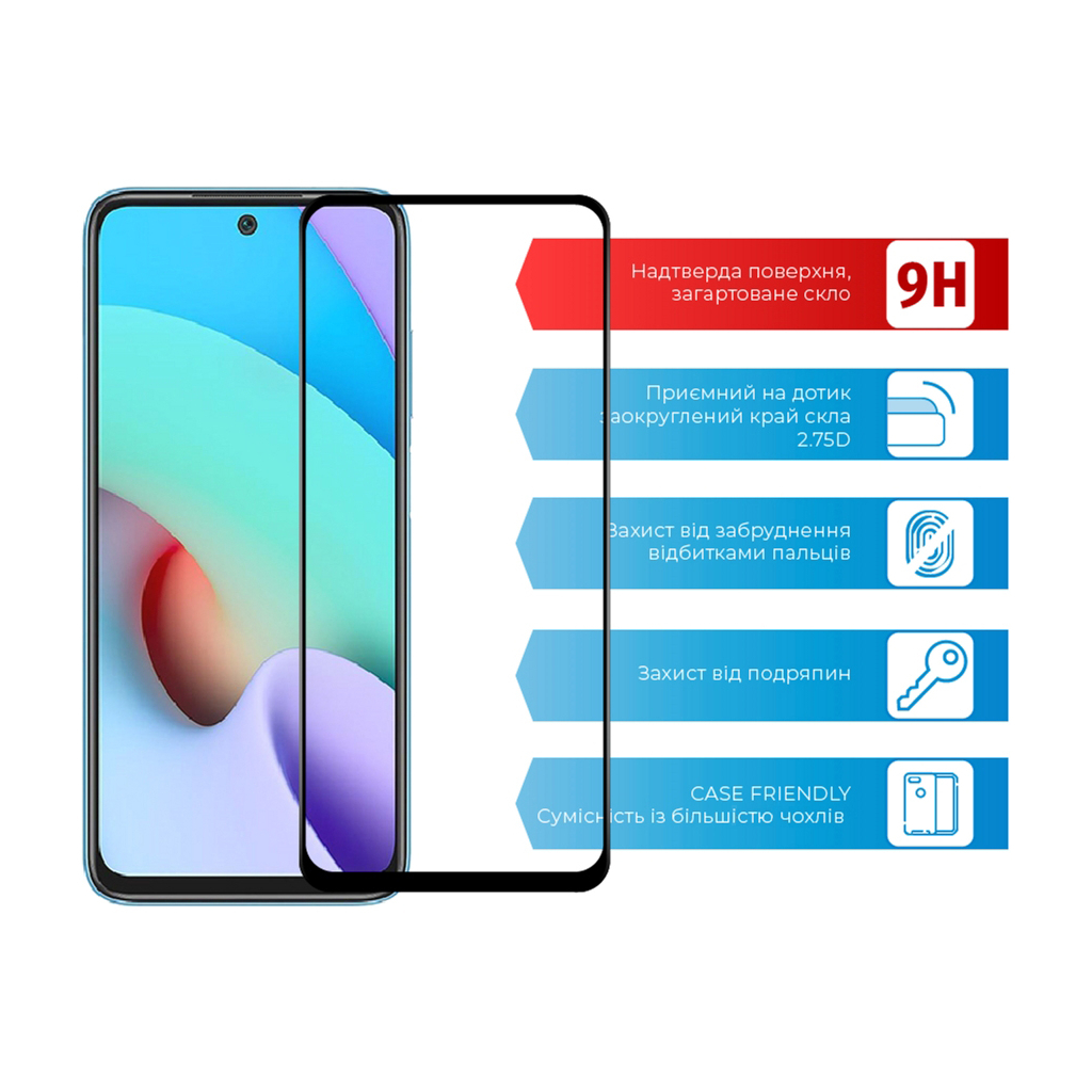 Скло захисне ACCLAB Full Glue Xiaomi Redmi 10 (1283126517426) - зображення 2