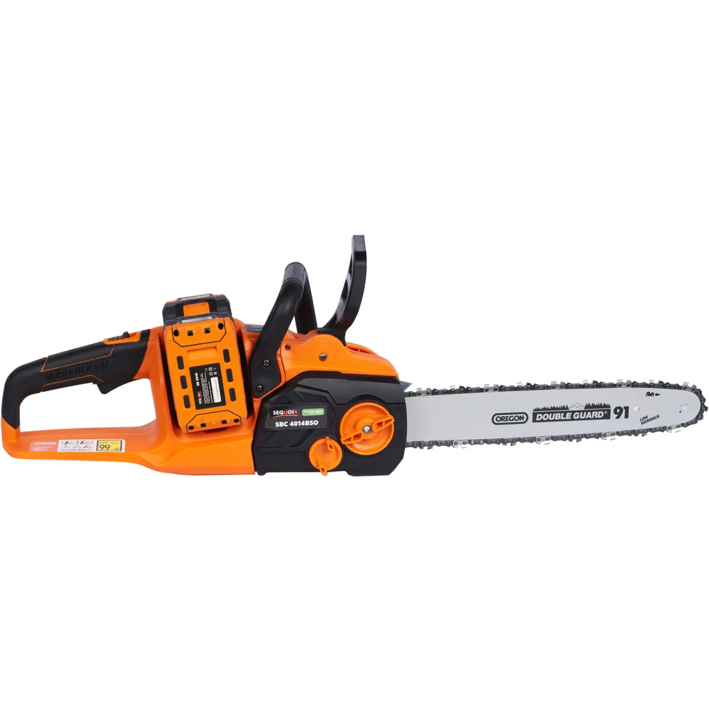 Ланцюгова пила SEQUOIA 40 В (20В+20В), шина Oregon 35 см, АКБ+ЗУ, 3,68 кг (SBC4014BSO-E2W) - зображення 6