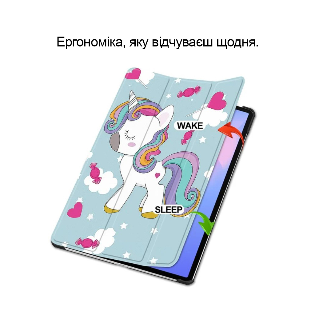 Чохол до планшета BeCover Smart Case Lenovo Idea Tab/K11 (2nd Gen) TB336/Xiaoxin Pad (2025) 11" Unicorn (714102) - зображення 5