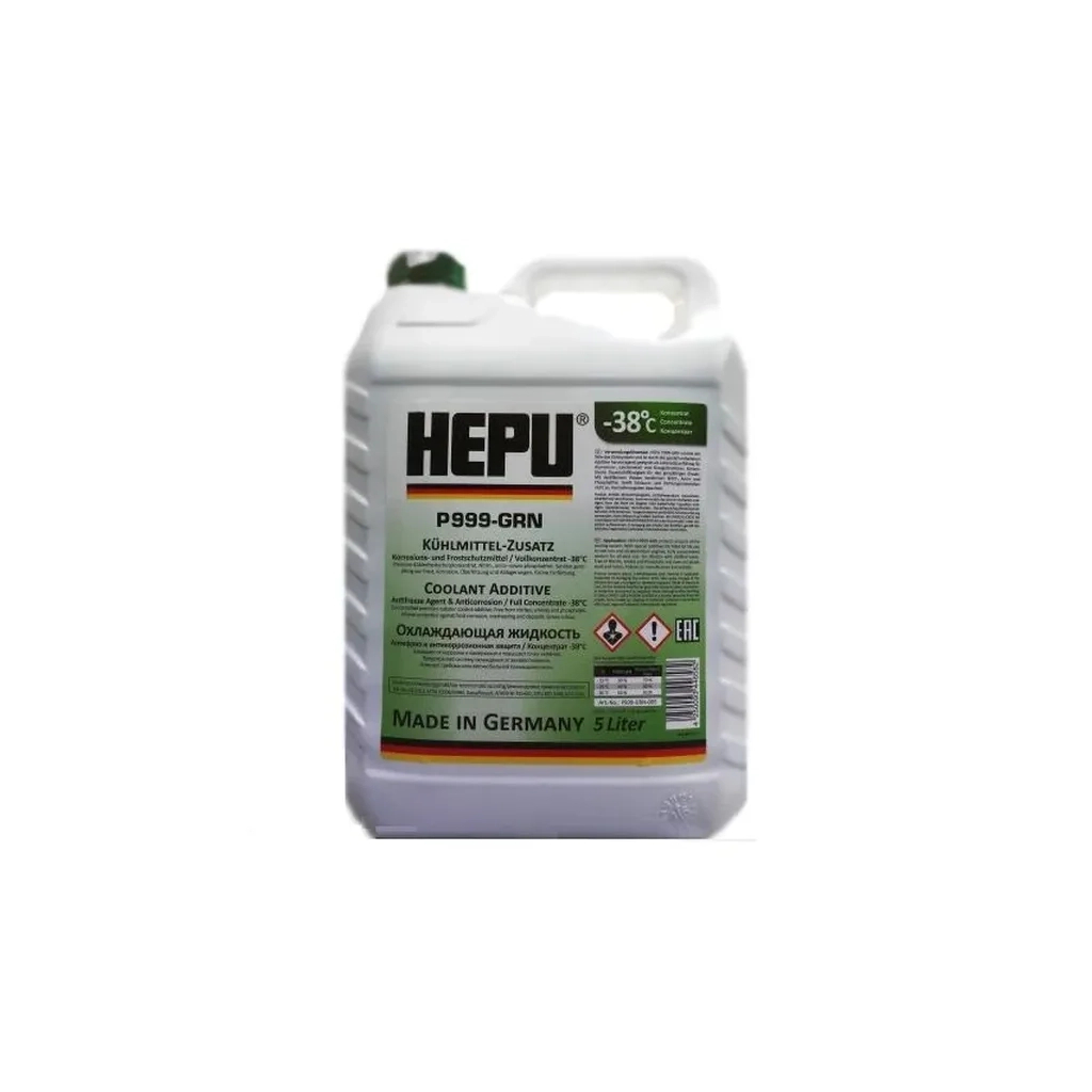 Антифриз HEPU концентрат зелений 5 л. (107301) - зображення 1