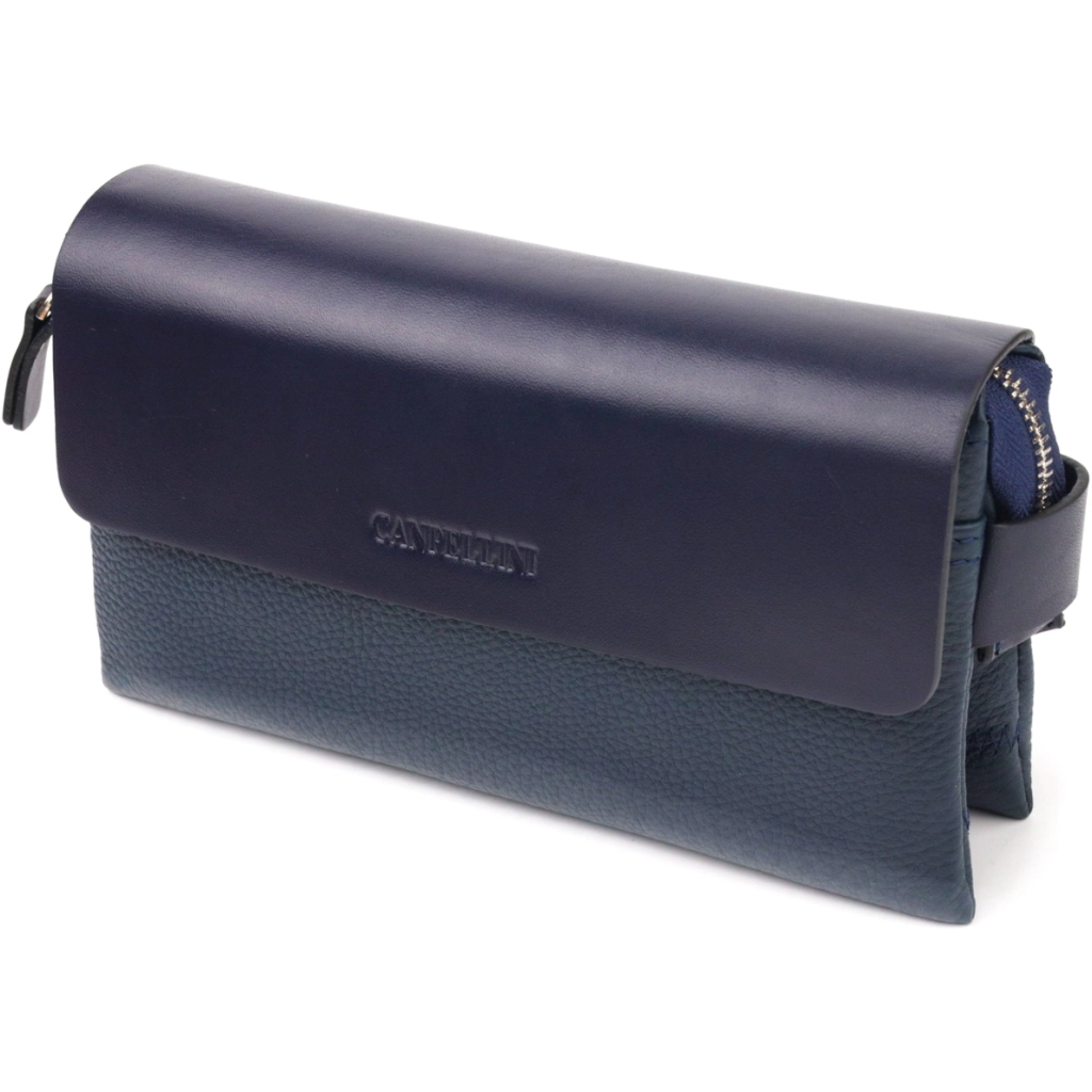 Сумка Canpellini З натуральної шкіри Синя (21565) - зображення 1