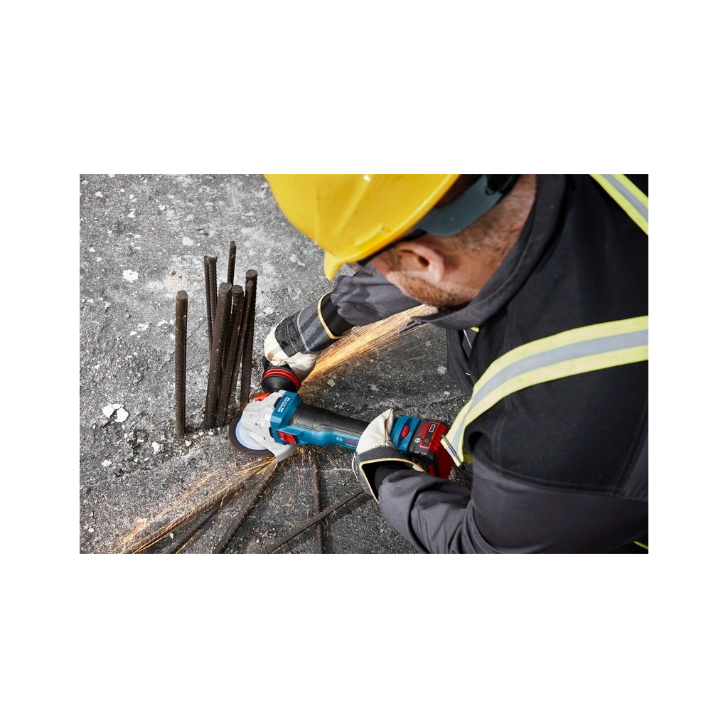 Шліфувальна машина Bosch GWS 18V-11S 125мм, 18В, 1x5Ah, 0-9000об/хв, 1.7кг, кейс (0.601.9N4.003) - зображення 11