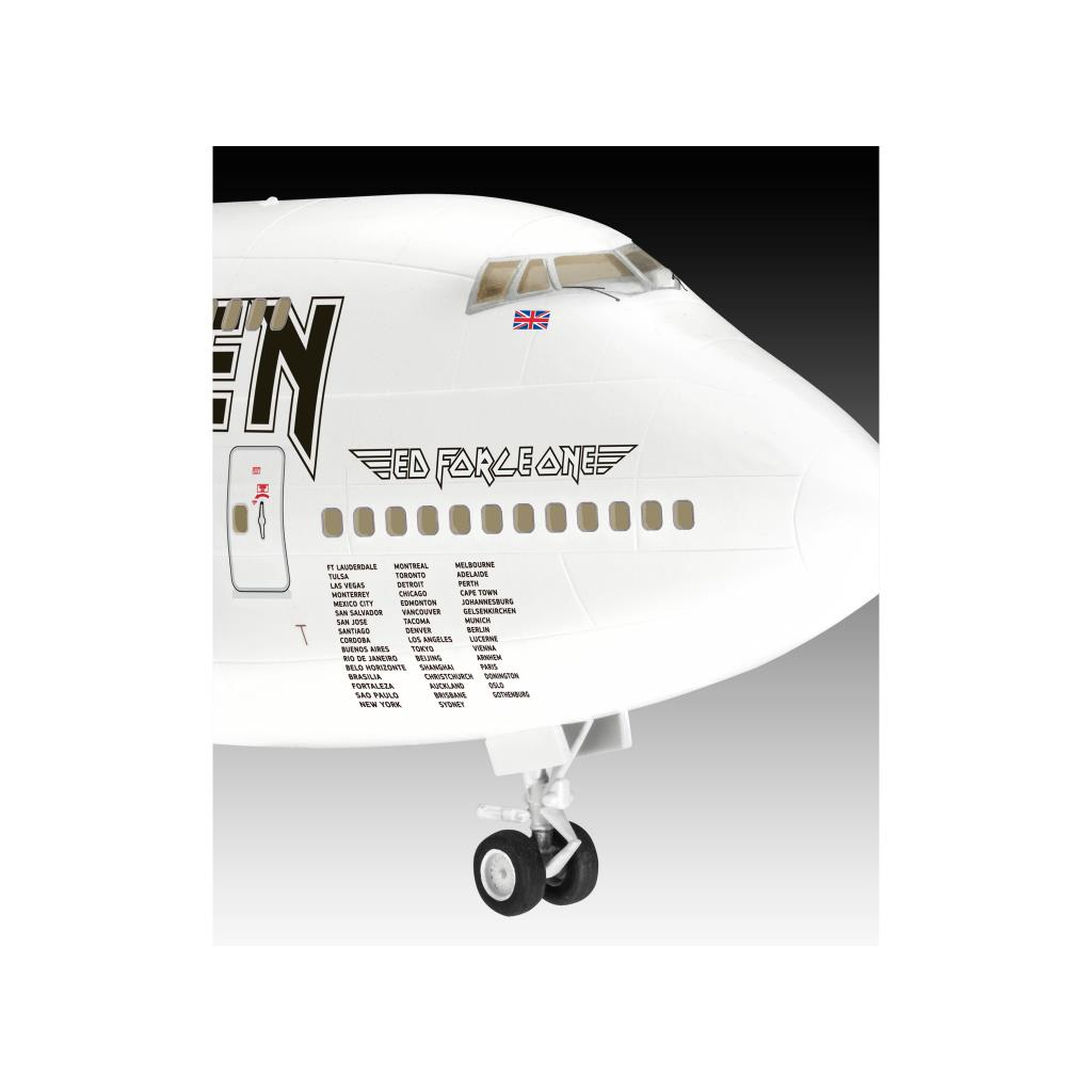 Збірна модель Revell Літак Boeing 747-400 Iron Maiden «Ed Force One», рівень 4, 1:144 (RVL-03780) - изображение 6