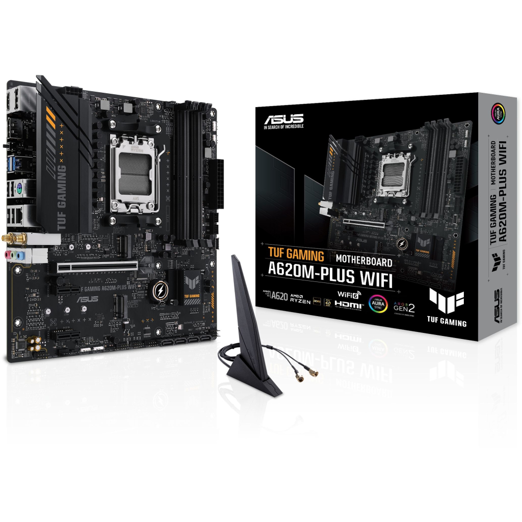 Материнська плата ASUS TUF GAMING A620M-PLUS WIFI - зображення 1