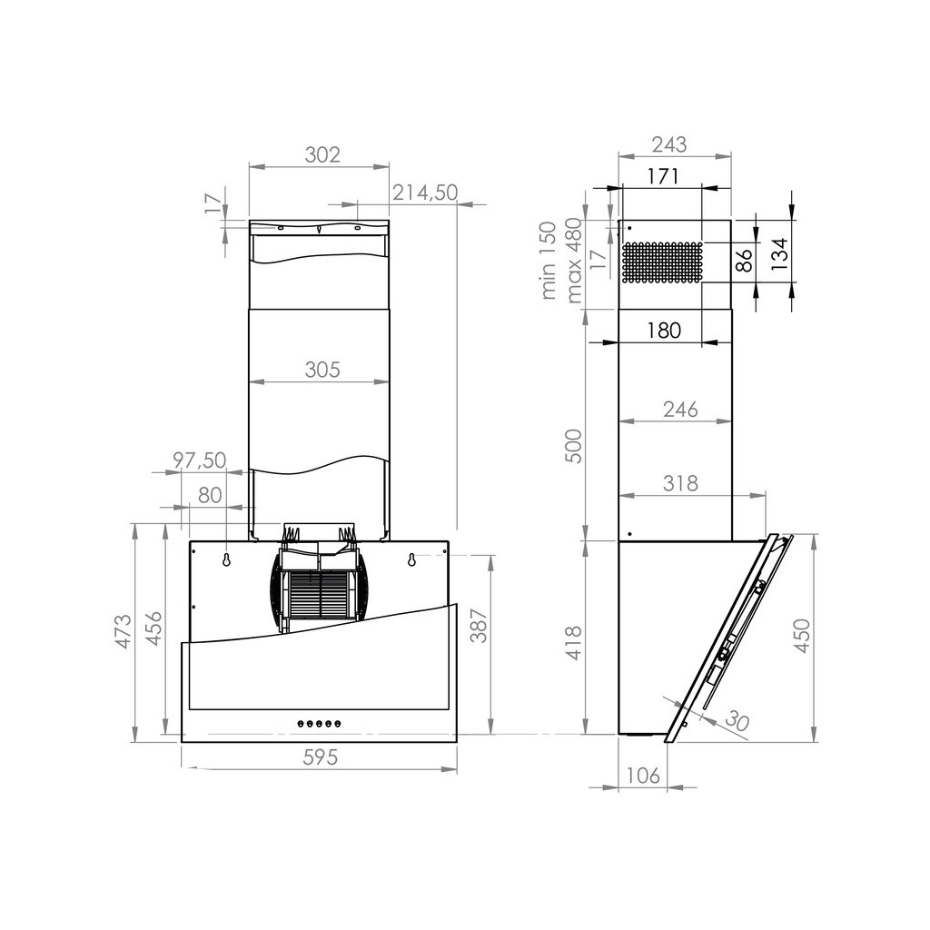 Витяжка кухонна Gorenje WHI6SYB - зображення 5