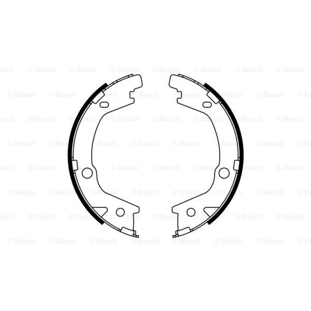 Гальмівні колодки Bosch 0 986 487 770 - зображення 1