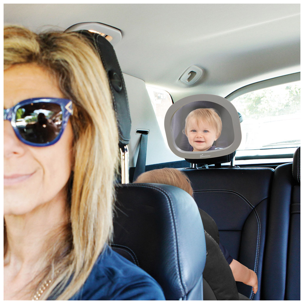 Додаткове дзеркало заднього огляду DreamBaby EZY-FIT Grey (G1228BB) - зображення 3