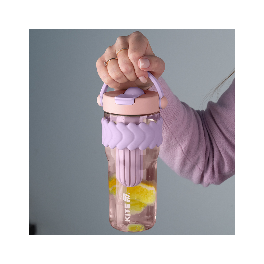 Пляшка для води Kite 900 мл лілово-рожевий (K25-1231-2) - зображення 8