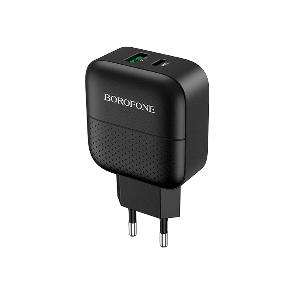 Зарядний пристрій BOROFONE BA46A Premium Black (BA46AB) - зображення 1