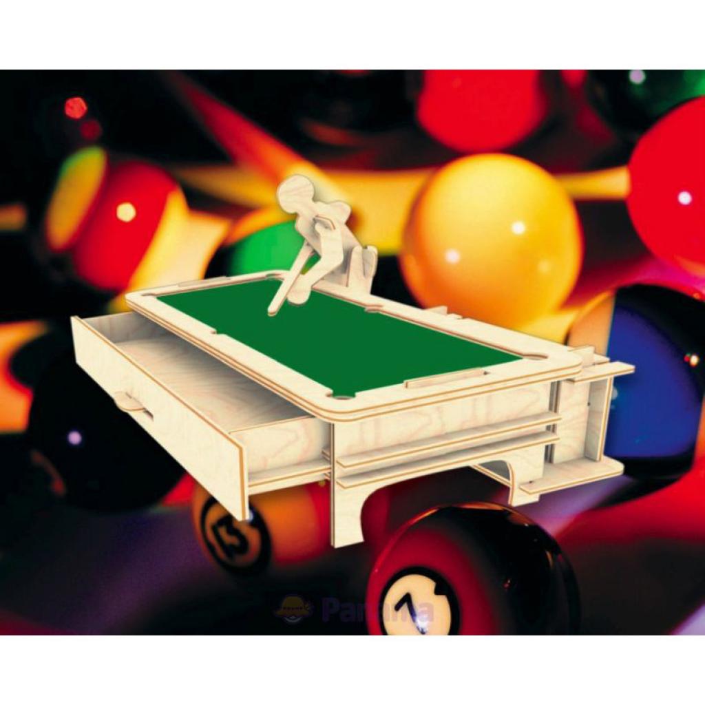 Збірна модель Мир деревянных игрушек Більярдист (С013) - зображення 1
