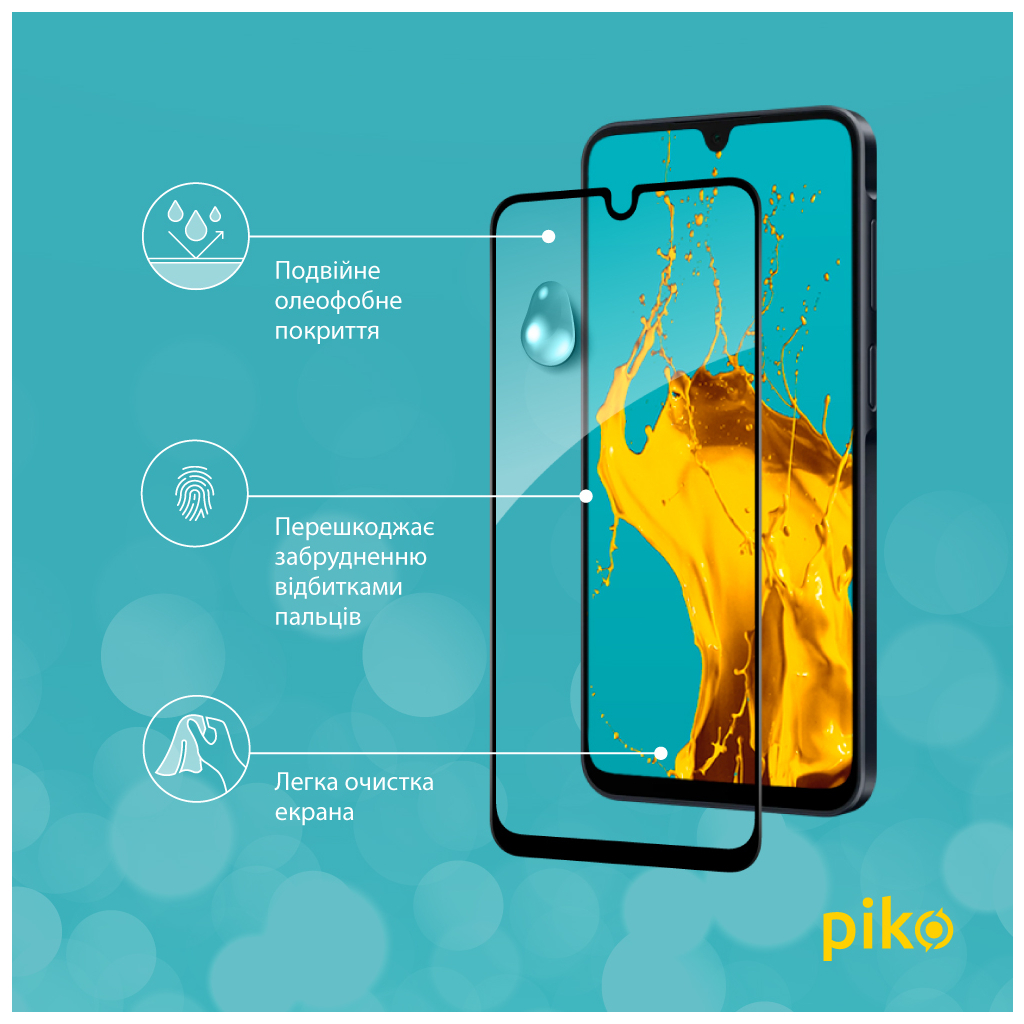 Скло захисне Piko Full Glue Samsung A16 Black (1283126598609) - зображення 4