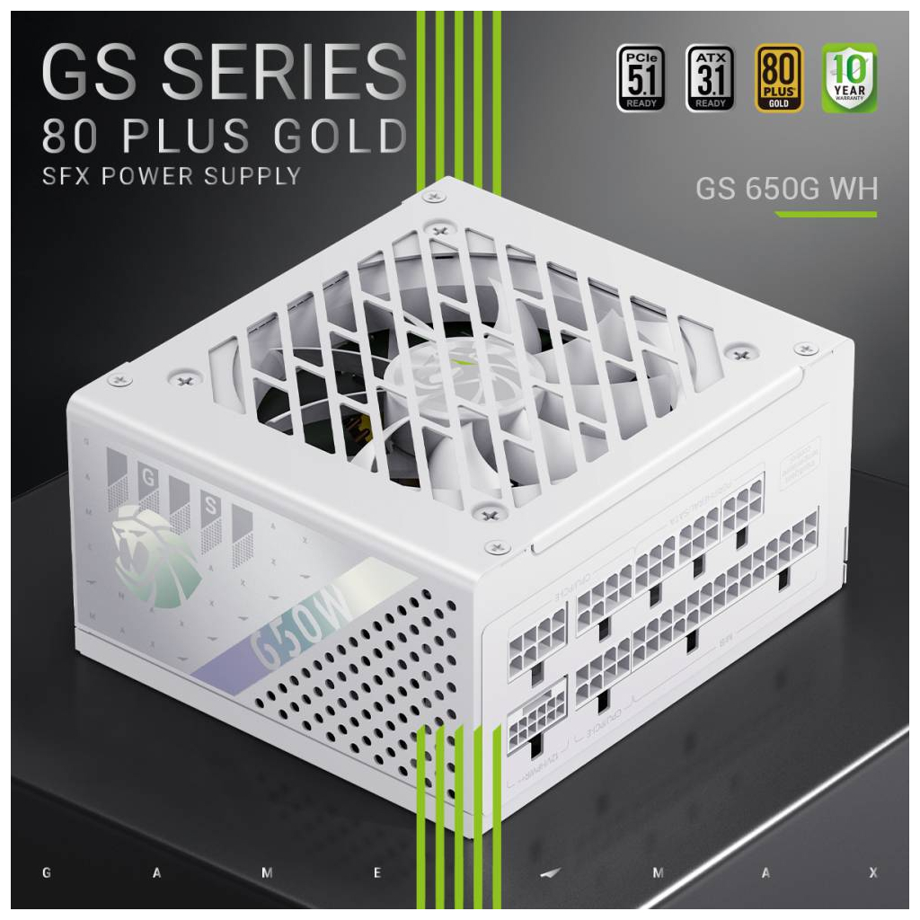 Блок живлення Gamemax 650W (GS 650G WH V25) - picture 3