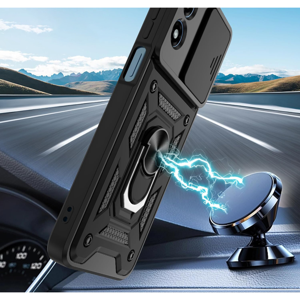 Чохол до мобільного телефона BeCover Military Motorola Moto G04/G04s Black (713062) - зображення 2